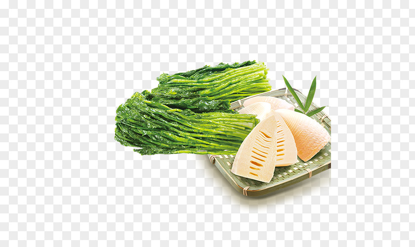 Food Creative Catering Bamboo Shoots Leaf Vegetable Vegetarian Cuisine Shoot PNG