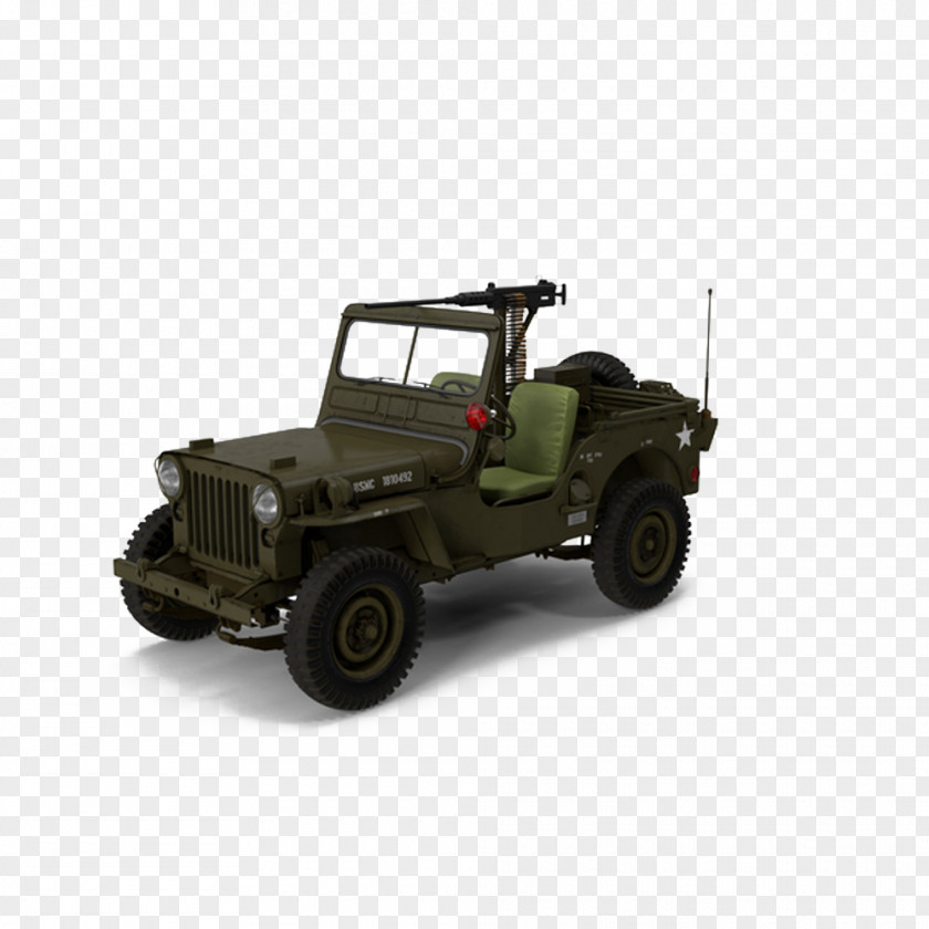 Military Jeep CJ Car Vehicle PNG