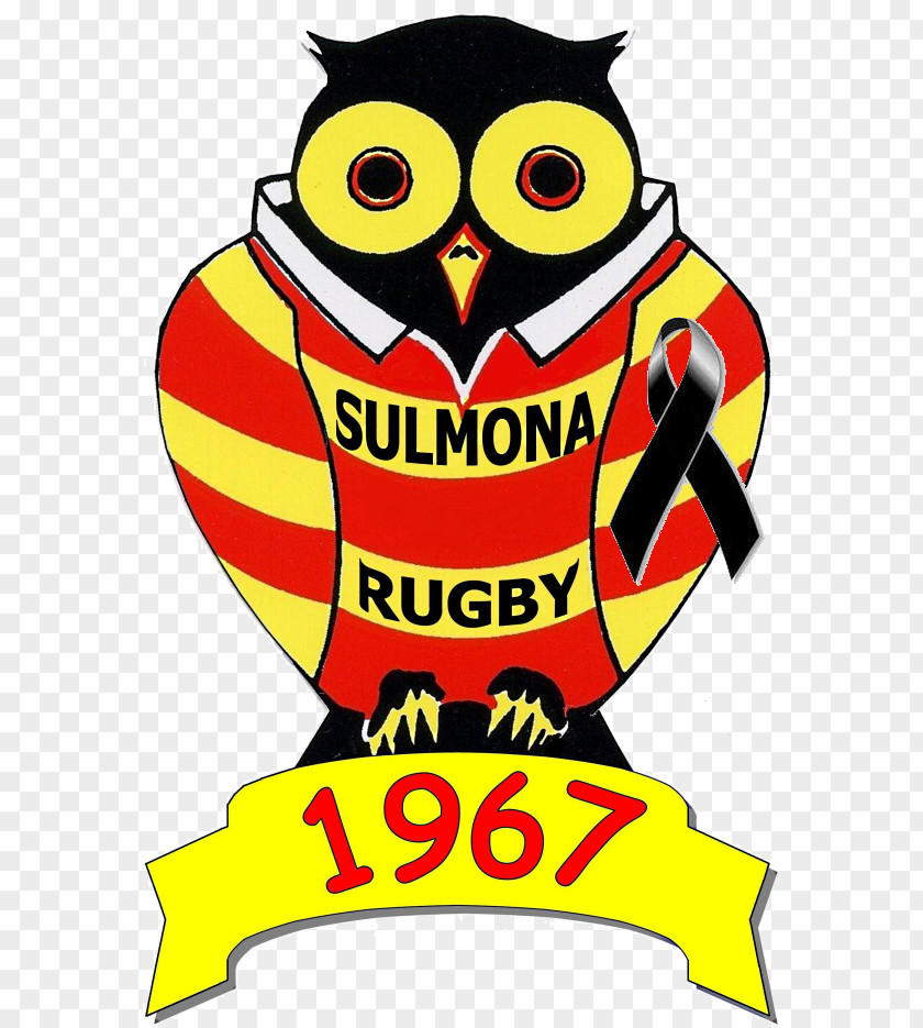 Owl Beak Club House Sulmona Rugby 1967 Clip Art PNG