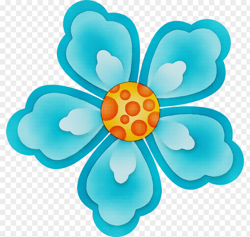 Petal Turquoise Plant Flower Wildflower PNG