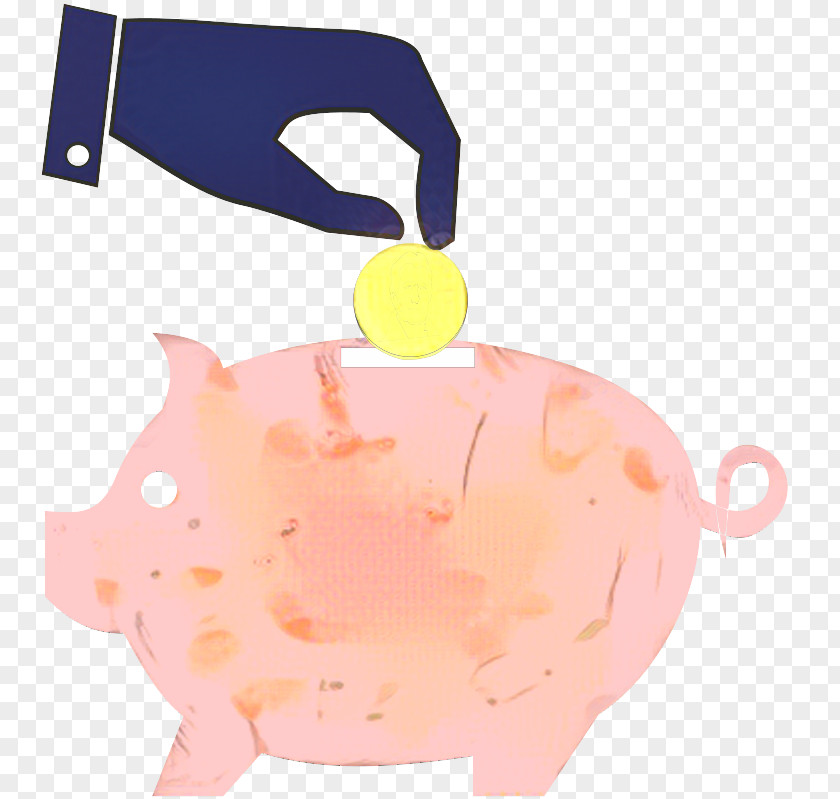Suidae Cartoon Piggy Bank PNG