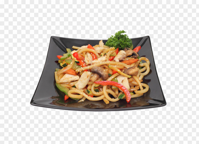 Sushi Yakisoba Yaki Udon Chow Mein Lo Chinese Noodles PNG
