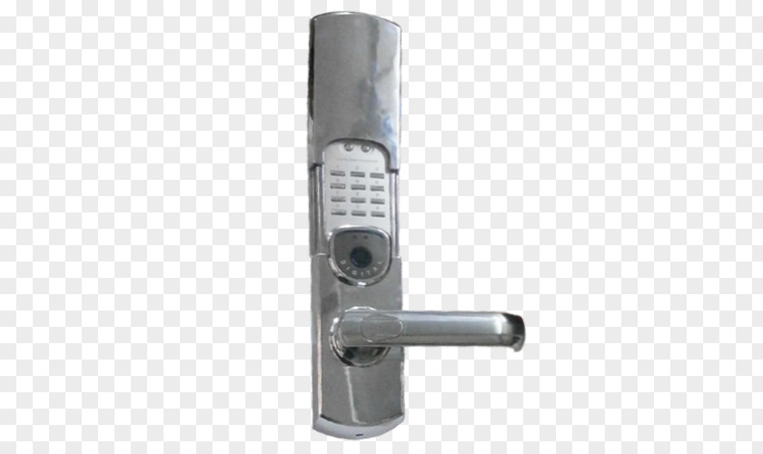 Chromium Plated Lock Cylinder Angle PNG