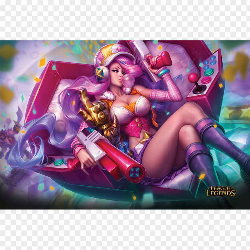 Fortune League Of Legends Paper Poster Arcade Game Art PNG