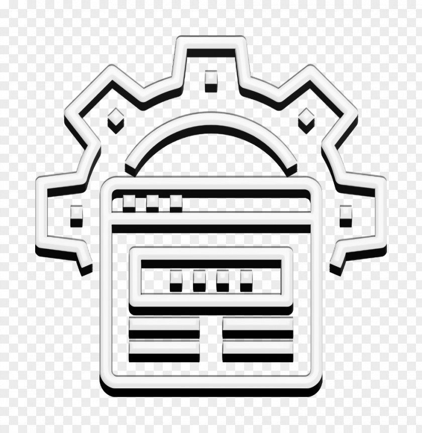Gear Icon Web Optimization Design And PNG