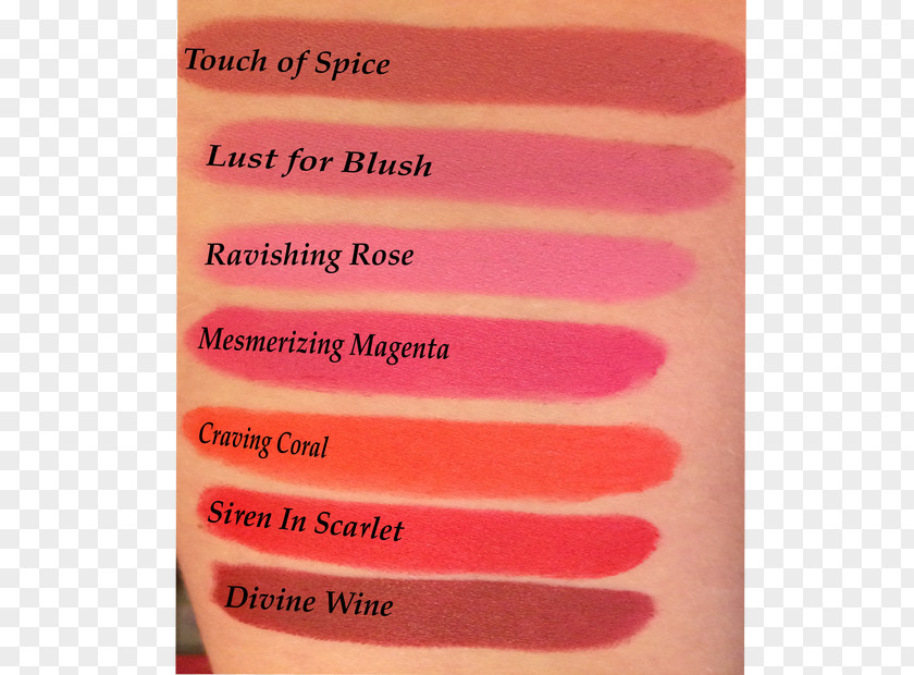 Lipstick Swatch Lip Gloss Maybelline Color Sensational Creamy Mattes PNG