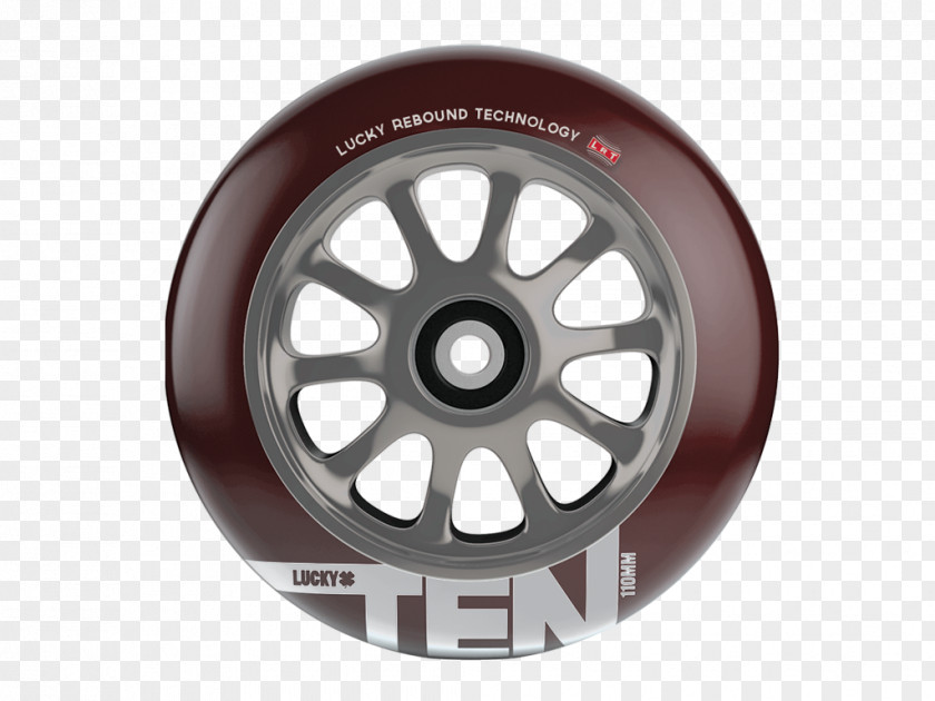 Lucky Wheel Alloy Scooter Spoke Tire PNG