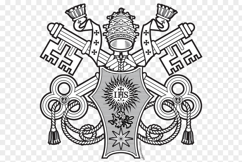 Pope Francis Vatican City Coat Of Arms Ecclesiastical Heraldry Papal Coats PNG