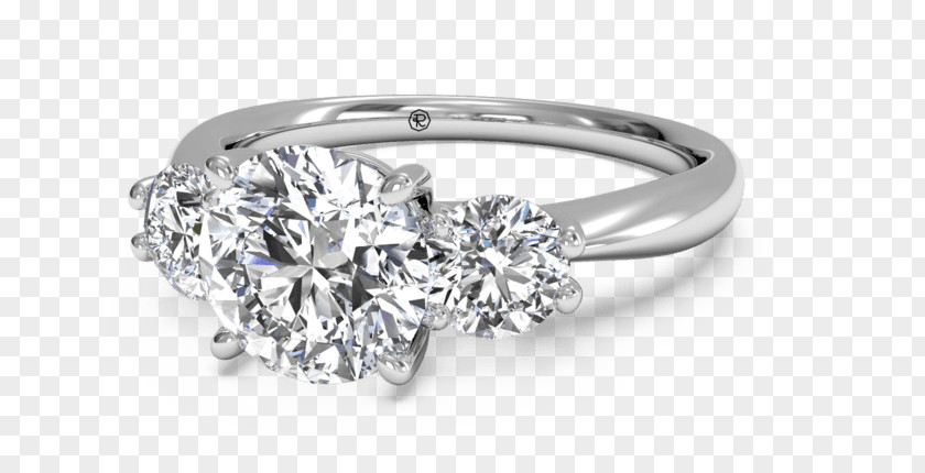 Ring Engagement Diamond Cut Gemstone PNG