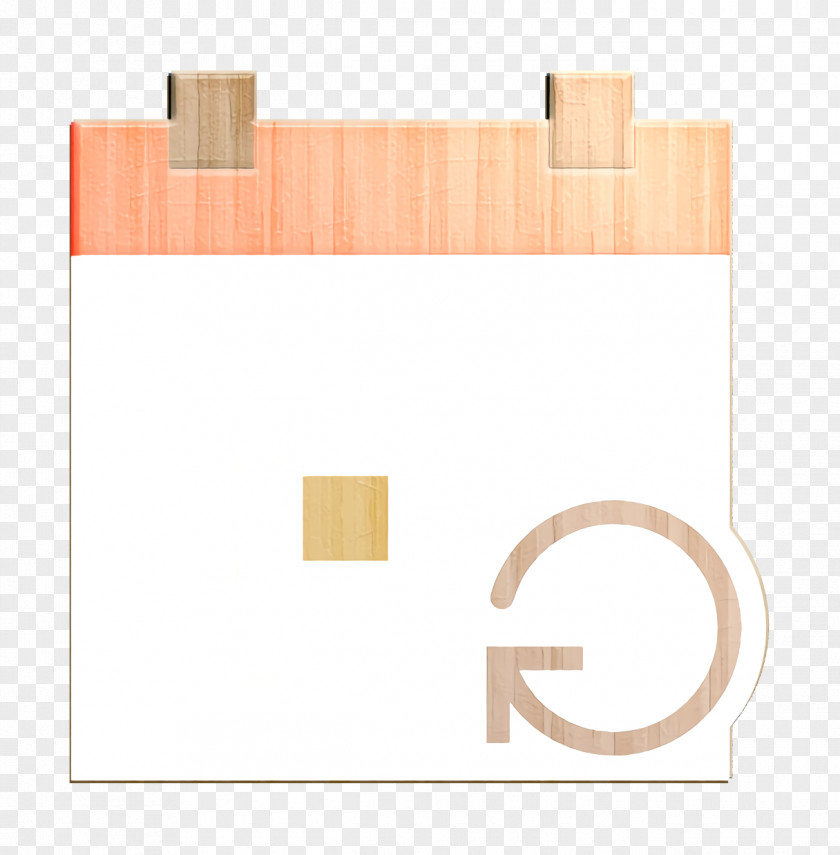 Wood Logo Calendar Icon Interaction Assets PNG