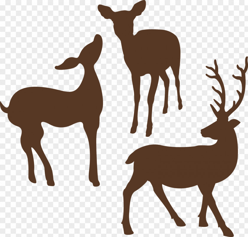 Animal Silhouettes Deer Silhouette Clip Art PNG