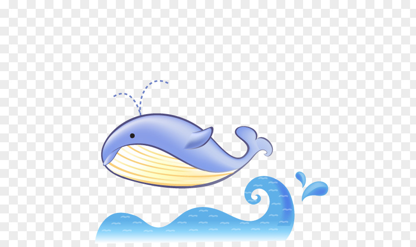 Cute Dolphin Diving Clip Art PNG