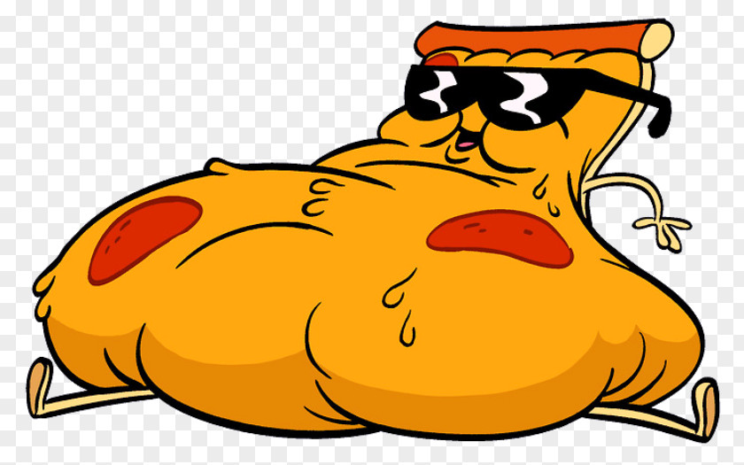 Fat Daffy Duck Donald Pizza Steve PNG