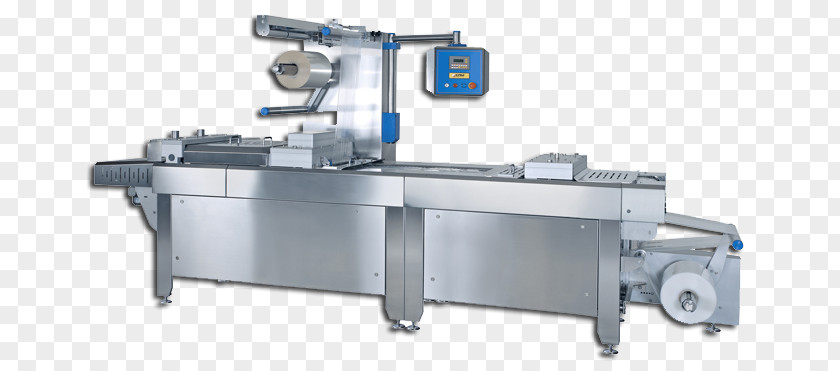 Cheese Thermoforming Packaging And Labeling Food Machine PNG
