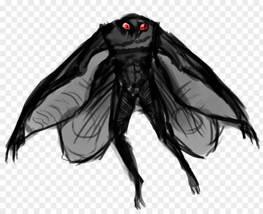 Moth Man Transparent Image Point Pleasant Mothman PNG