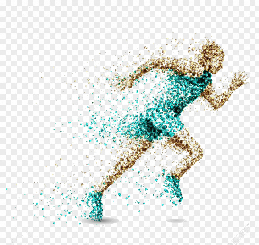 Design Running Graphic PNG
