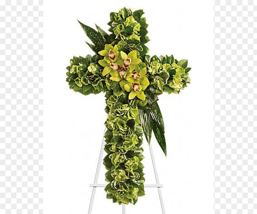 Funeral New York Flower Delivery Floristry Cross PNG