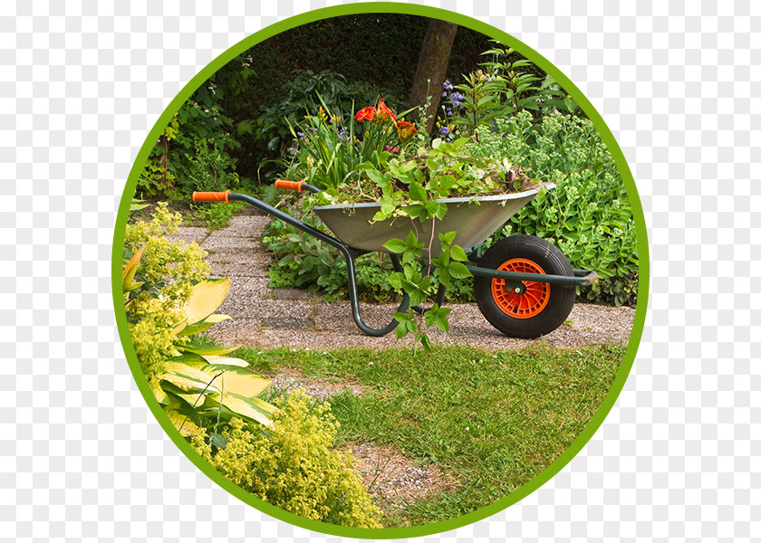 Garden Lawn Green Waste Wheelbarrow PNG