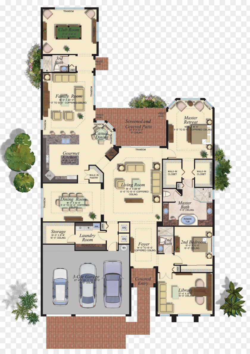 House Floor Plan Boynton Beach Charleston PNG