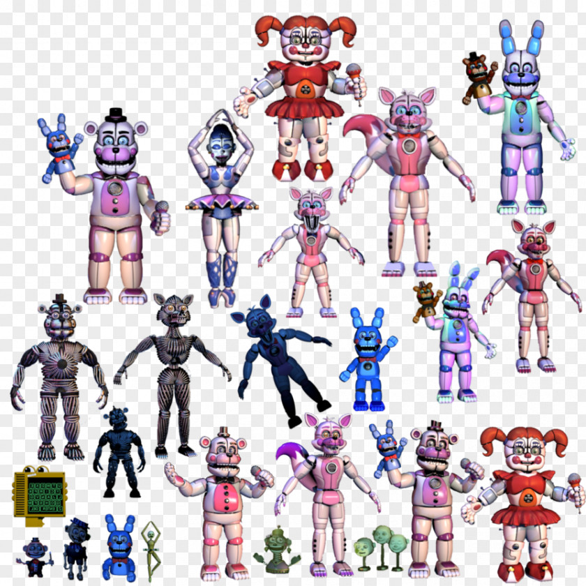 Hue Five Nights At Freddy's: Sister Location Animatronics Character Jump Scare Endoskeleton PNG