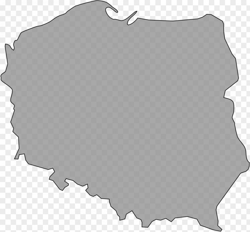 Map Poland Vector Blank PNG