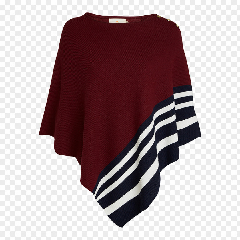 Poncho Sleeve Maroon PNG