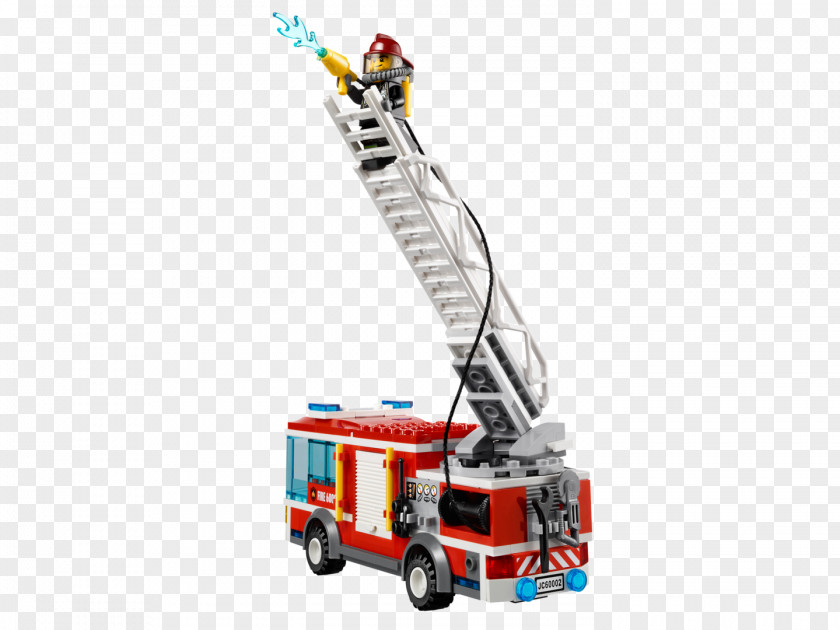 Toy LEGO City 60002 Fire Engine PNG