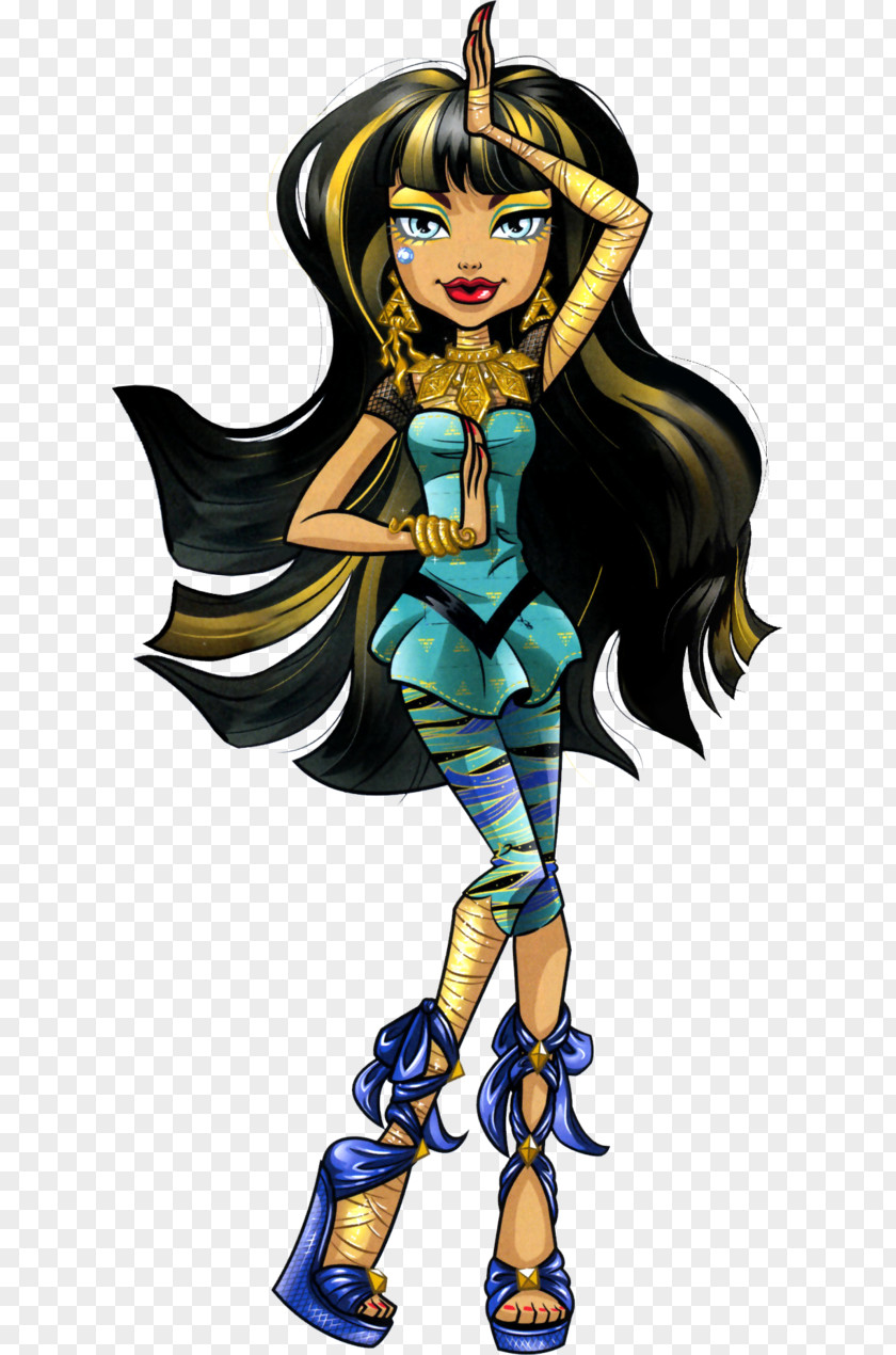 Doll Monster High Cleo De Nile Art Ghoul PNG