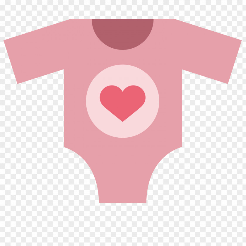 Female Baby Cotton Piecemeal Clothing Icon PNG