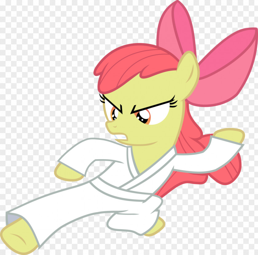 Karate Apple Bloom Pony Pinkie Pie Applejack Rainbow Dash PNG