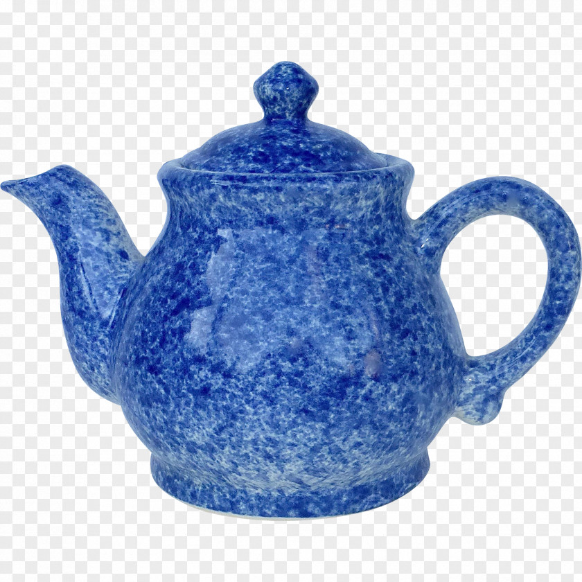 Kettle Teapot Blue And White Pottery Ceramic PNG