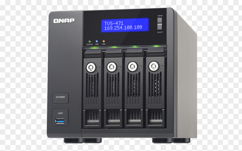 Network Storage Systems QNAP TS-453 Pro TVS-471 TS-453A NAS TS-453B-4G 4-Bay PNG