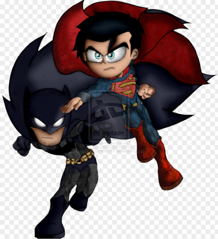 Superman Batman Wonder Woman Cartoon Superhero PNG