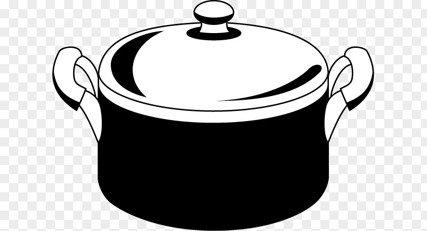Cooking Wok Stock Pots Black And White Cookware Clip Art PNG