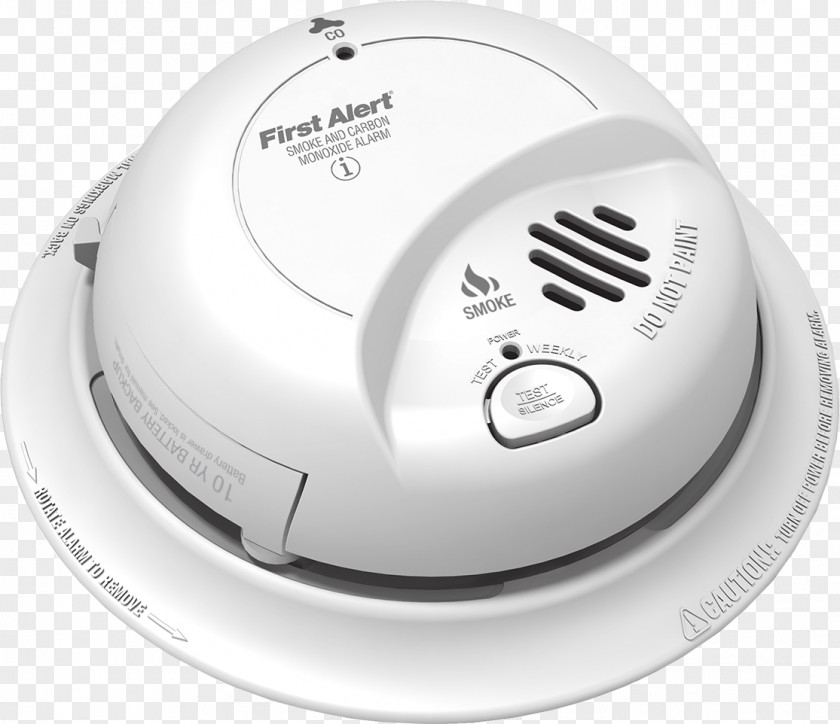 First Alert Carbon Monoxide Detector Smoke Alarm Device PNG monoxide detector device, smoke alarm clipart PNG