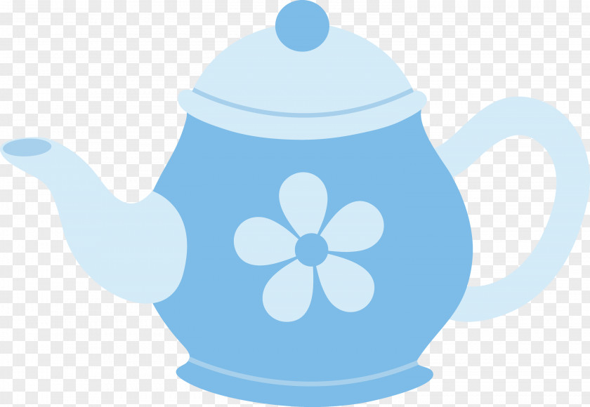 Serveware Small Appliance Kettle Teapot Blue Tableware Clip Art PNG