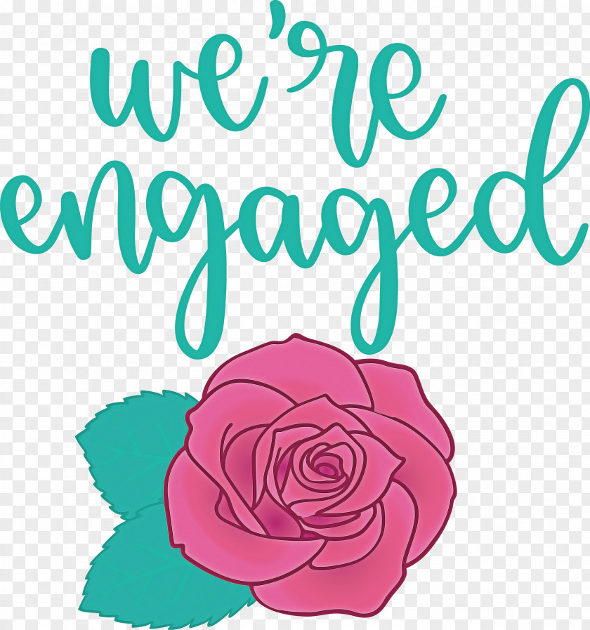 We Are Engaged Love PNG