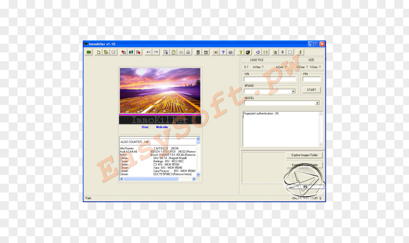 Car Computer Software Fiat Program Immobiliser PNG