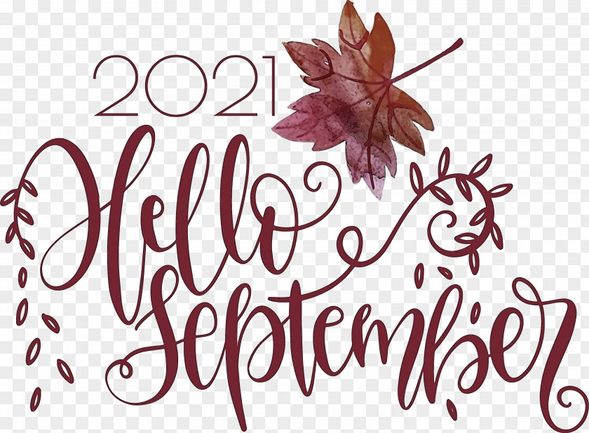 Hello September September PNG