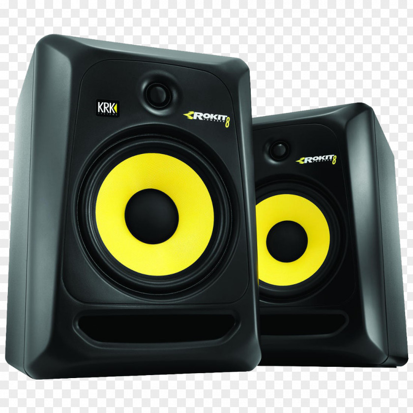 KRK Rokit G3 Studio Monitor Loudspeaker RP Series 8 Audio PNG