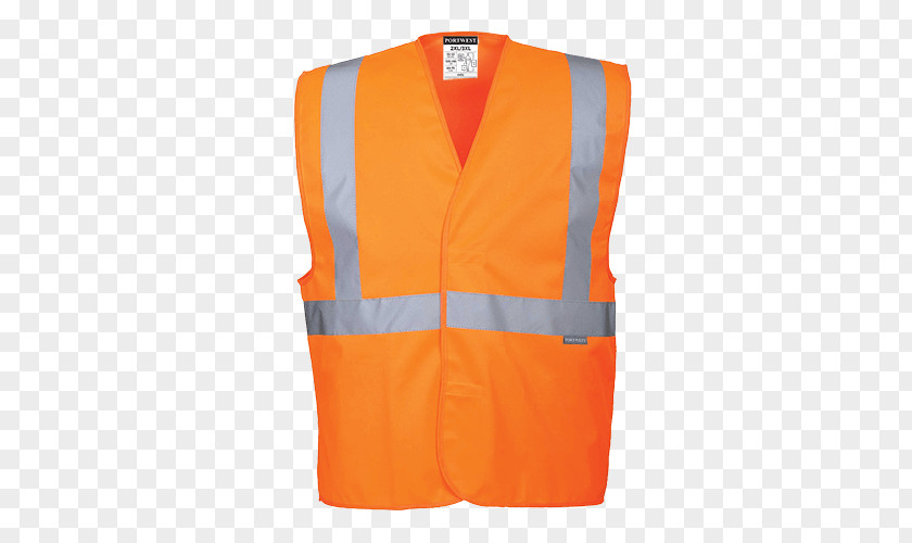 Safety Vest T-shirt High-visibility Clothing Workwear Gilets PNG