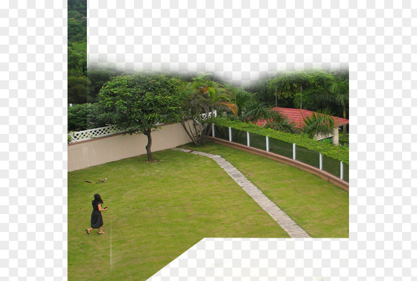 Free Garden And Pull The Material Backyard Villa PNG
