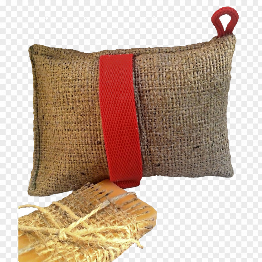 Heathy Jute Throw Pillows Soap Cosmetics Cushion PNG