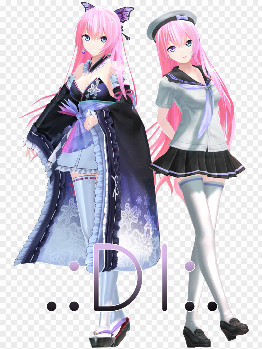 Japan Kimono Hatsune Miku MikuMikuDance Megurine Luka Megpoid Vocaloid PNG