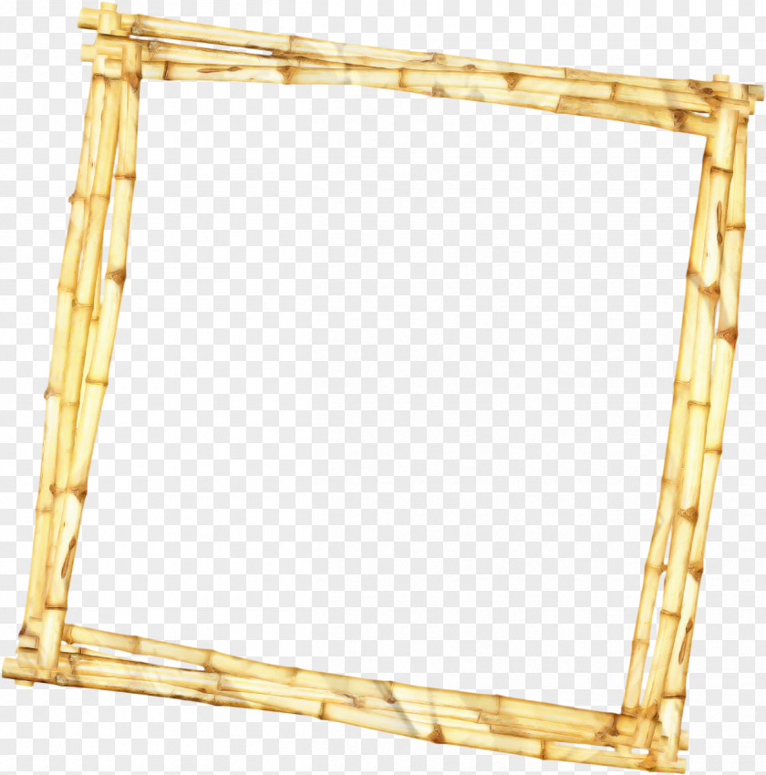 Mirror Rectangle Wood Frame PNG