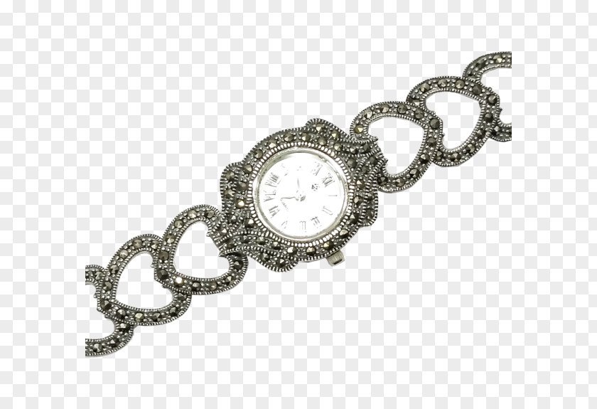Silver Sterling Jewellery Watch Bracelet PNG