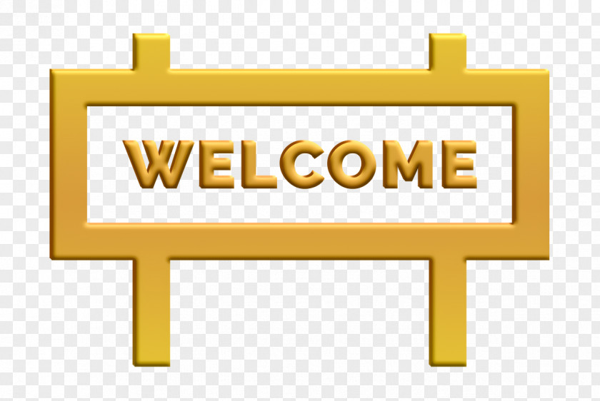 Welcome Icon Travel Collection Traffic Sign PNG