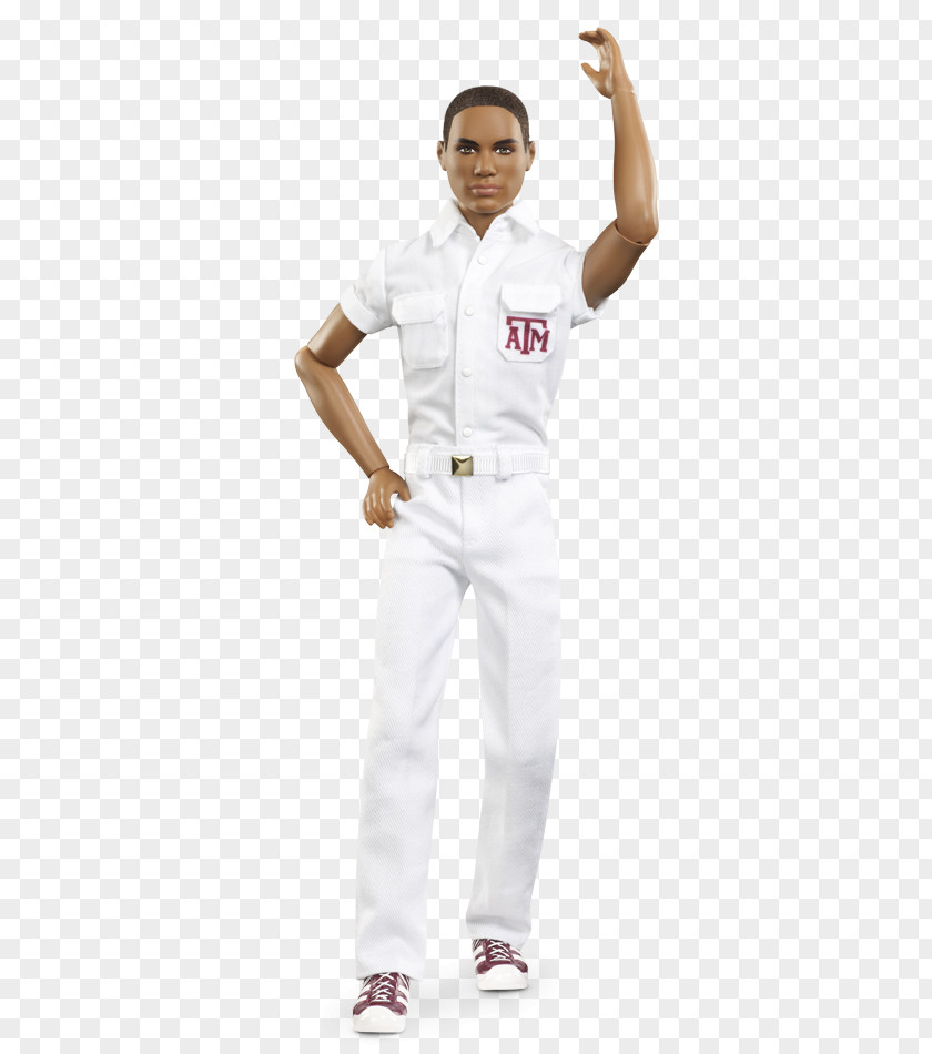 Barbie Texas A&M University Ken Doll Aggie Yell Leaders PNG