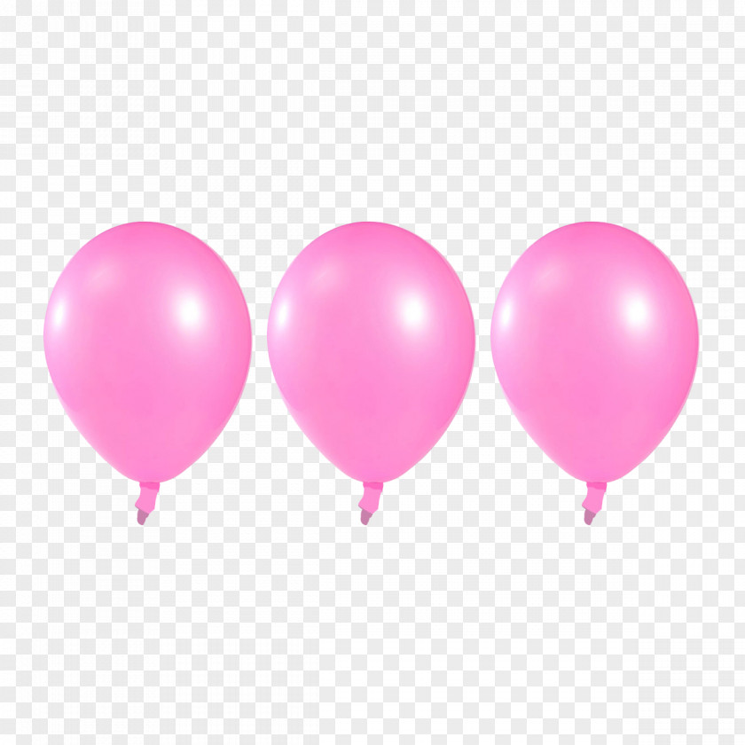 Led Balloon Birthday Toy Fuchsia Party PNG