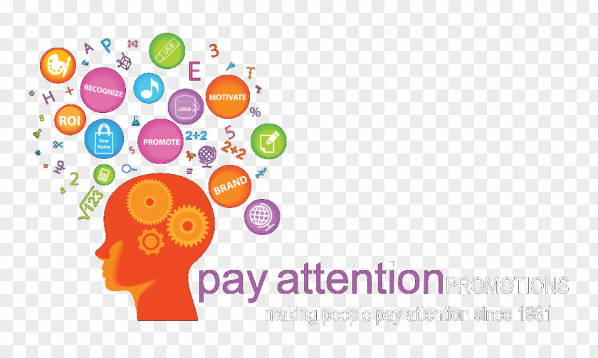 Attention Promotional Merchandise Logo Graphic Design PNG